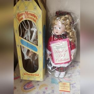 Happy Memories Toddler Collection Nicole  14 Inch Porcelain Doll 1990 Excellent